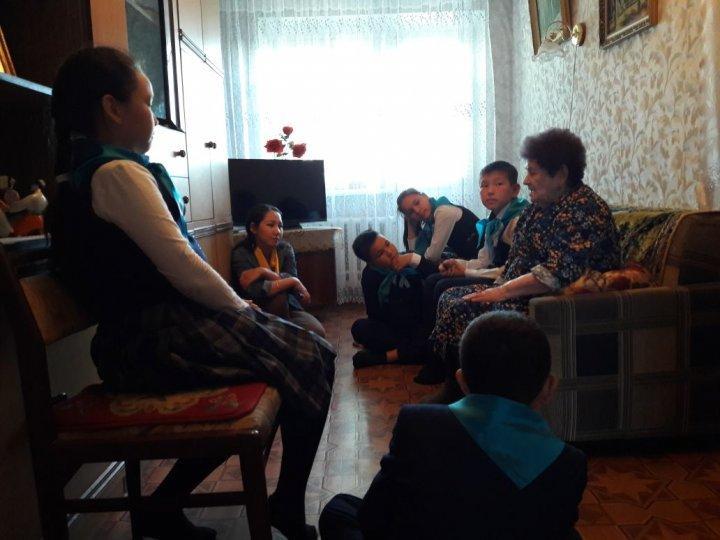 Оқушылардың соғыс Ардагерлерімен кездесуі