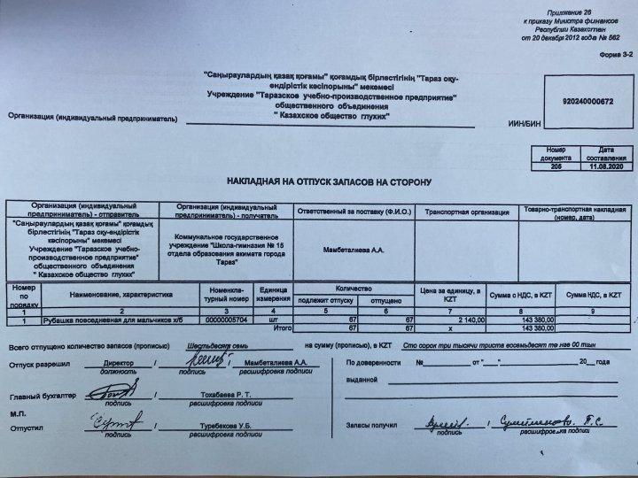 Әлеуметтік аз қамтамасыздандырылған, көп балалы, жағдайы төмен отбасылардан шыққан оқушыларға мемлекет тарапынан ұлдарға ақ жейде берілді.